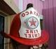 Vintage Toy Texaco Fire Chief Fireman Helmet with Microphone 1960s