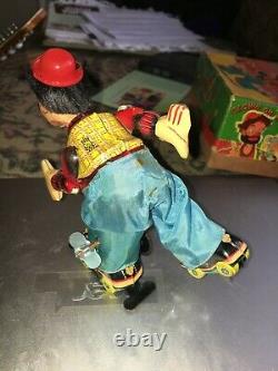 Vintage Tps Roller Skating Clown In Original Box Ex