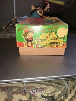 Vintage Tps Roller Skating Clown In Original Box Ex