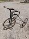 Vintage Trycicle, Wooden Wheels, 1900s Collectible Children's Toy