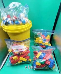 Vintage Tyco Blocks (4 Large Bags) And Bucket
