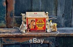 Vintage Unique Art Li'l Abner and His Dogpatch Band with Instructions and Box
