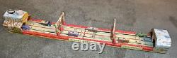 Vintage Unique Art's Mfg Co. Tin Litho Lincoln Tunnel Wind Up Toy, Works Perfect