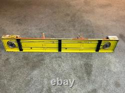 Vintage Unique Art's Mfg Co. Tin Litho Lincoln Tunnel Wind Up Toy, Works Perfect