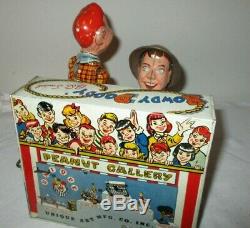 Vintage Unique Arts Co Tin Wind Up Howdy Doody & Bob Smith, Piano Character Toy