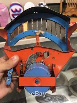 Vintage WOLVERINE ZILOTONE TIN TOY WIND-UP 1930s With Disc (FREE SHIP)