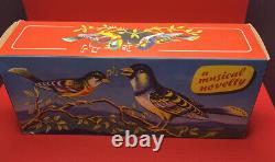 Vintage West German Kohler Wind Up Bird with Key and Box