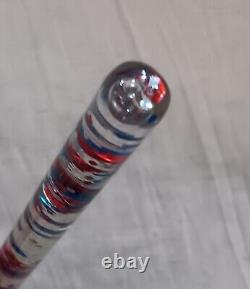 Vintage Where's Waldo Red White & Blue Glitter Wonder Wand Tube Stick 1991