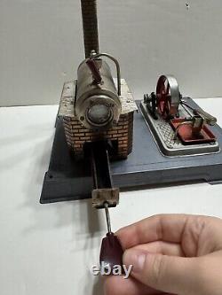 Vintage Wilesco D8 Steam Engine Toy Made in Germany 1960's