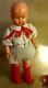 Vintage Wind Up Celluloid Tin Walking Doll 13.5 Masudaya Modern Toys Japan