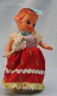 Vintage Wind-Up Dancing Doll in Box