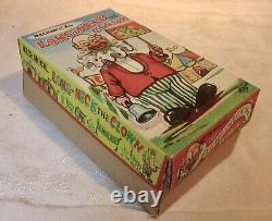 Vintage Wind Up LONG-NECK THE CLOWN, TN Japan Original Box, Works