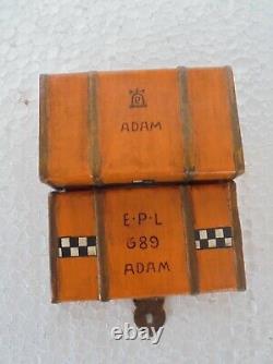 Vintage Wind Up Lehmann Trademark Adam Porter 689 Litho Tin Toy, Germany