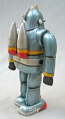 Vintage Wind Up Tetsujin 28 Robot with Box by Osaka Tin Toy Institute