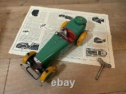 Vintage Wind-up Meccano Motor Car Constructor No. 2 All Original Complete