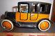 Vintage Windup Tin toy 1925 Greppert & Kelch American Yellow Cab Made in Germany