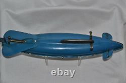 Vintage Wolverine Mfg. Wind-up Toy Submarine