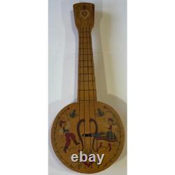 Vintage Wood Mandolin Scandia Toys Los Angeles Pasadena 1940s 1950s Swedish