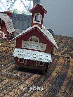 Vintage Wooden Building Schoolhouse Western Mercantile Blacksmith 132
