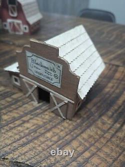 Vintage Wooden Building Schoolhouse Western Mercantile Blacksmith 132