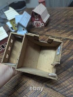 Vintage Wooden Building Schoolhouse Western Mercantile Blacksmith 132