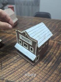 Vintage Wooden Building Schoolhouse Western Mercantile Blacksmith 132