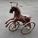 Vintage Wooden Doll Tricycle Horse Estate
