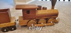 Vintage Wooden Train Set