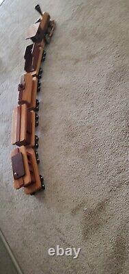 Vintage Wooden Train Set