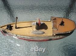 Vintage antique tin toy boat bing, carette, fleischmann Ernst Plank