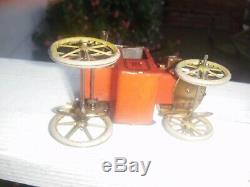 Vintage antique tin wind up Lehmann Horseless Carriage