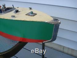 Vintage antique tin wind up toys boat orkin, bing carette