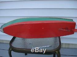 Vintage antique tin wind up toys boat orkin, bing carette