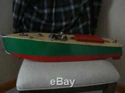 Vintage antique tin wind up toys boat orkin, bing carette