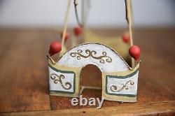 Vintage antique toy circus Ferris Wheel with metal seats for Parts Repair