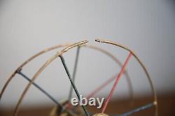 Vintage antique toy circus Ferris Wheel with metal seats for Parts Repair