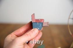 Vintage antique toy circus Ferris Wheel with metal seats for Parts Repair