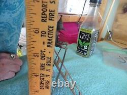 Vintage european Balance toys apx 12 in pieces brass toy tin man Ladder clock