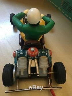 Vintage marx race a kart toy battery operated with box great condition