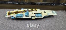 Vintage old rare collectible Battery Operated AIR CRAFT CARRIER Marx toy
