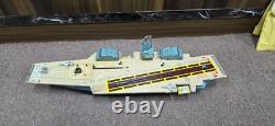 Vintage old rare collectible Battery Operated AIR CRAFT CARRIER Marx toy