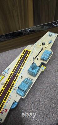 Vintage old rare collectible Battery Operated AIR CRAFT CARRIER Marx toy