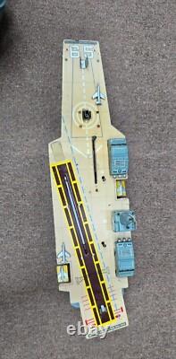 Vintage old rare collectible Battery Operated AIR CRAFT CARRIER Marx toy