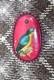 Vintage old rare collectible tin toy baby rattle