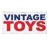 Vinyl Banner Multiple Sizes Vintage Toys Blue Red Vintage Outdoor