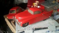 Vntg. Tin Toy Car Zil Moving Convertable Hard Top Wind Up Ussr Cccp Kt-724 Works