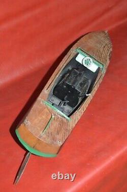 Vtg 1920s SEAWORTHY BOATS Wooden Toy Model 73 Wind Up Flying Yankee 26 Pond
