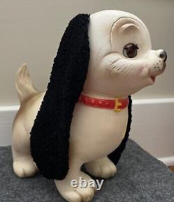 Vtg 1962 10 Bowser Wowser Rubber Squeak White Dog Toy EDWARD MOBLEY CO