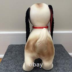 Vtg 1962 10 Bowser Wowser Rubber Squeak White Dog Toy EDWARD MOBLEY CO