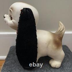 Vtg 1962 10 Bowser Wowser Rubber Squeak White Dog Toy EDWARD MOBLEY CO